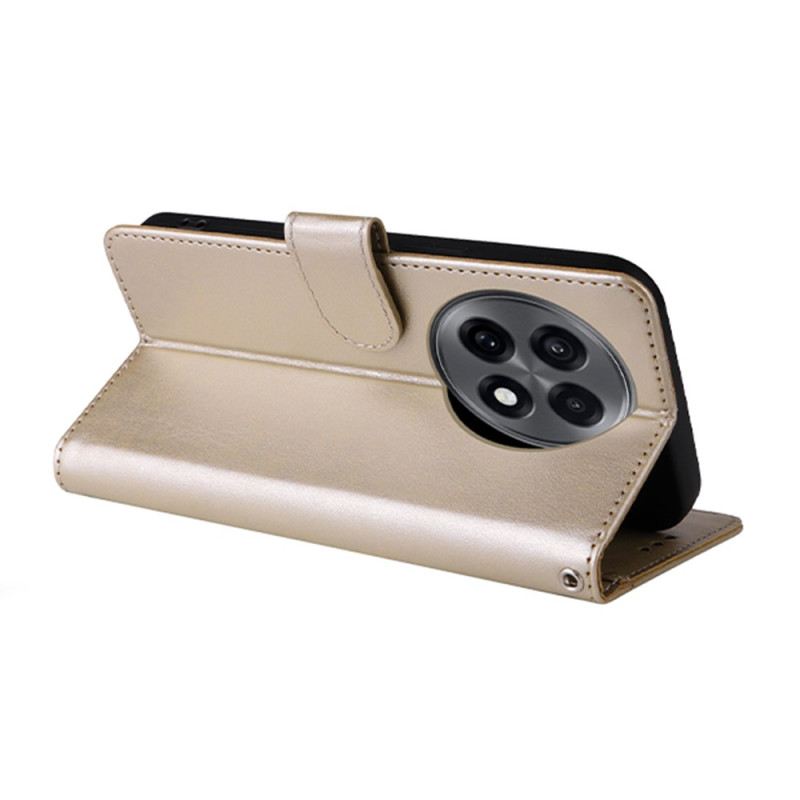 Kinyitható Bőrtok Oneplus 13r Virágmintás