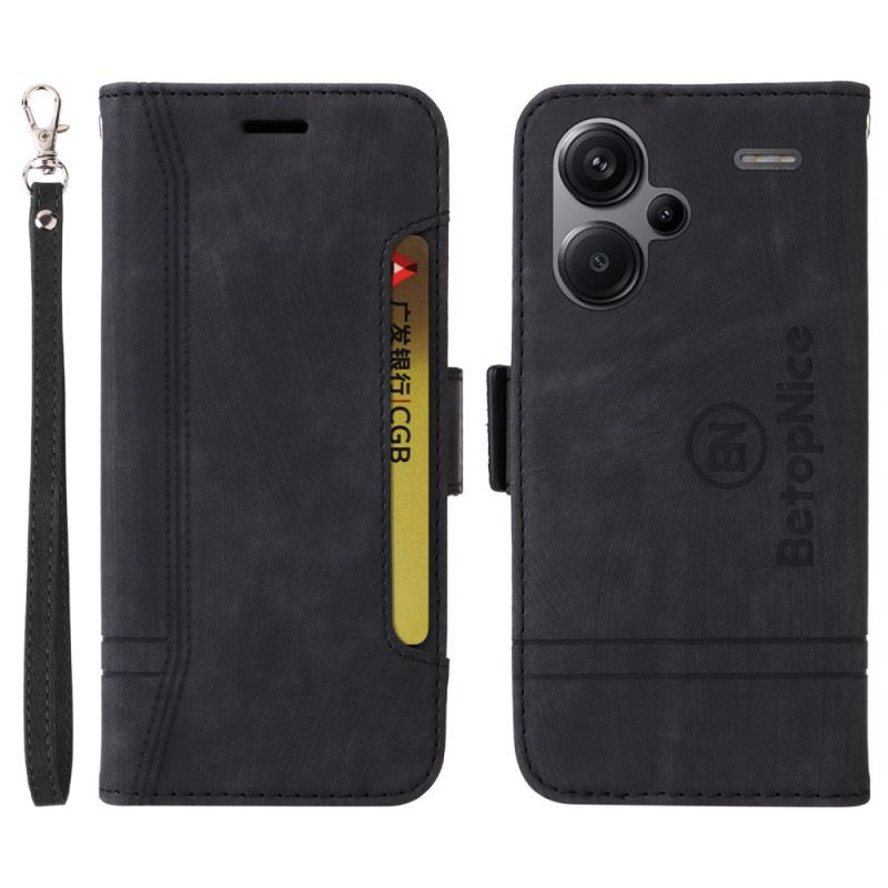 Bőrtok Xiaomi Redmi Note 13 Pro Plus 5g Betopnice