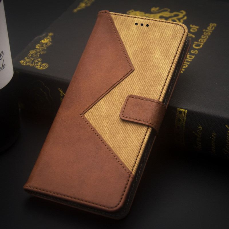 Bőrtok Xiaomi Redmi Note 13 Pro Plus 5g Kéttónusú Idewei