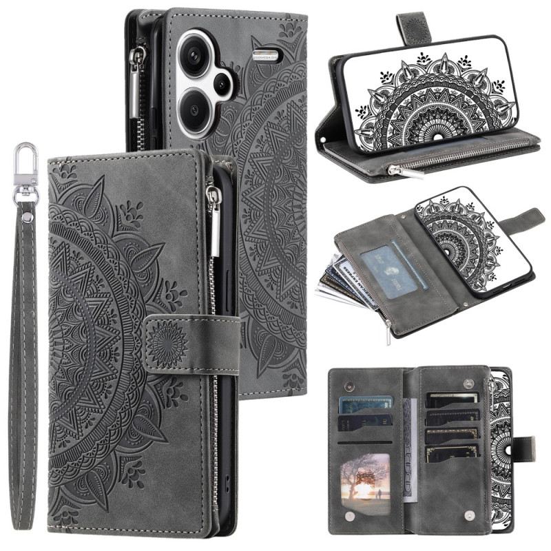 Kinyitható Tokok Xiaomi Redmi Note 13 Pro Plus 5g Mandala Pántos Pénztárca
