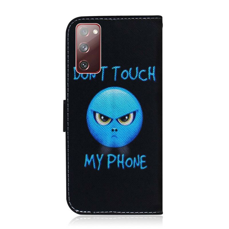 Fliptok / Bőrtok Samsung Galaxy S20 FE Emoji Telefon
