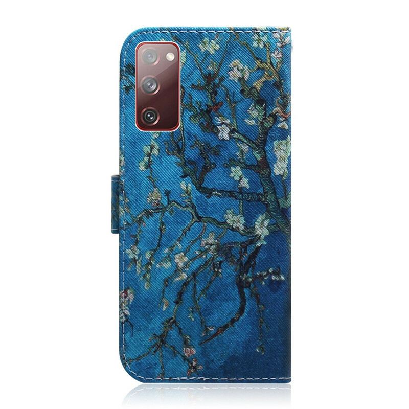 Fliptok / Bőrtok Samsung Galaxy S20 FE Virágzó Fa Ága