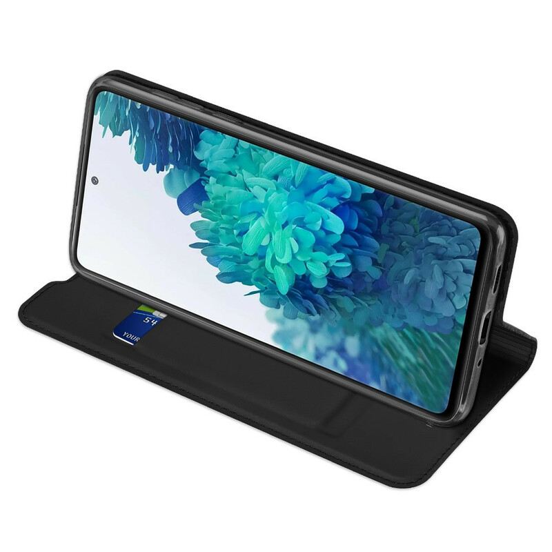 Fliptok Samsung Galaxy S20 FE Bőrtok Skin Pro Dux Ducis