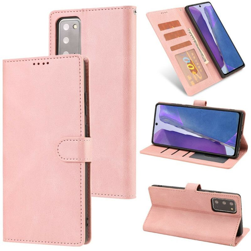 Fliptok Samsung Galaxy S20 FE Klasszikus Vintage Műbőr