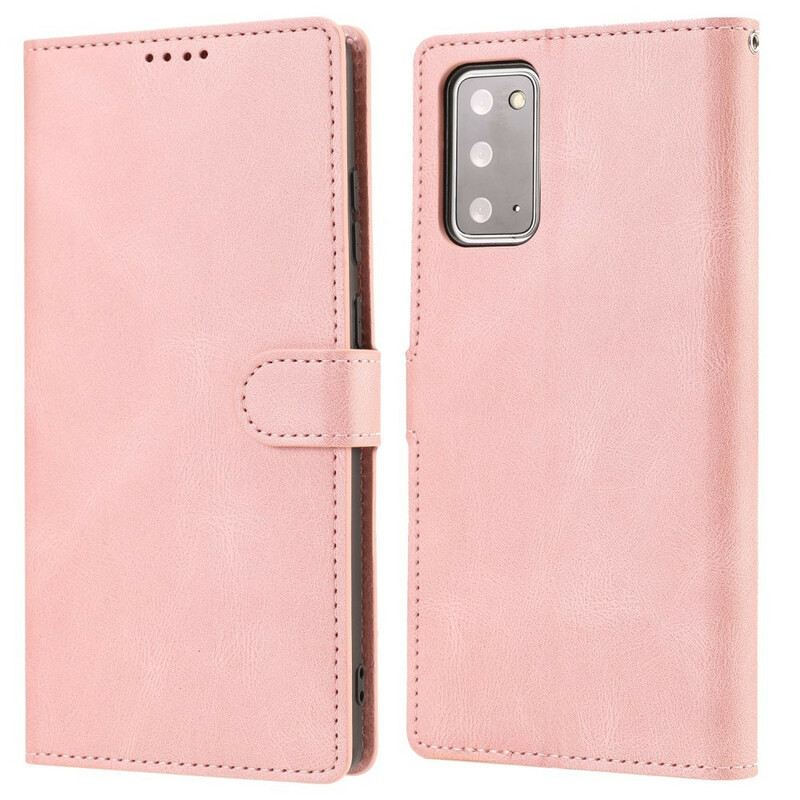Fliptok Samsung Galaxy S20 FE Klasszikus Vintage Műbőr