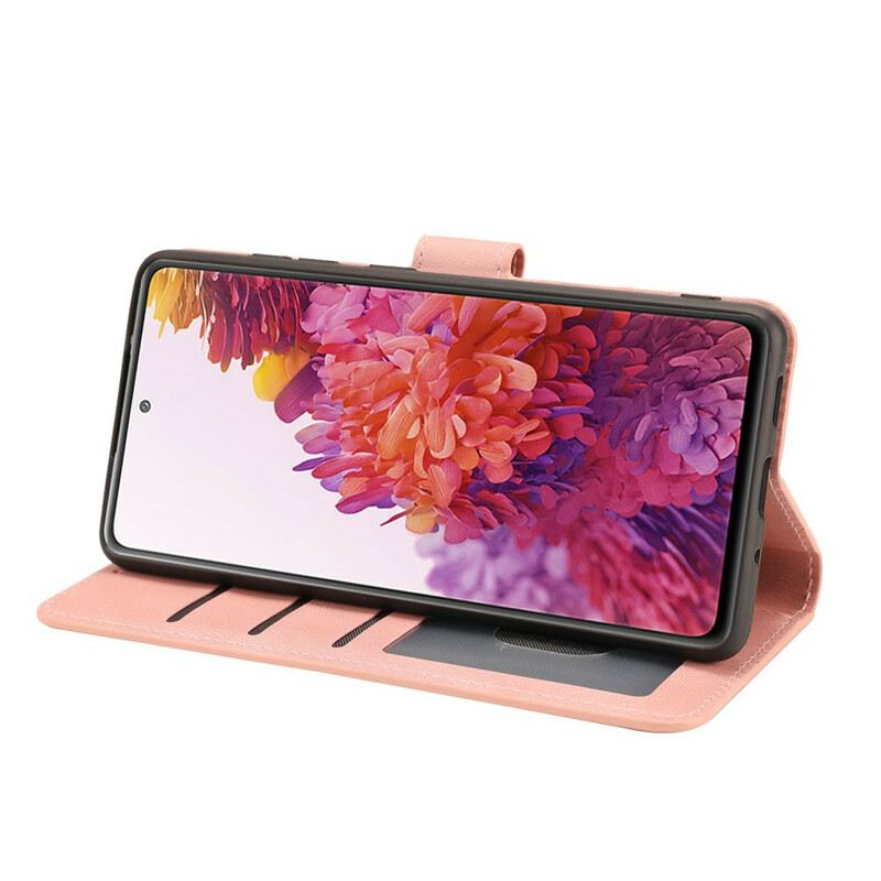 Fliptok Samsung Galaxy S20 FE Klasszikus Vintage Műbőr