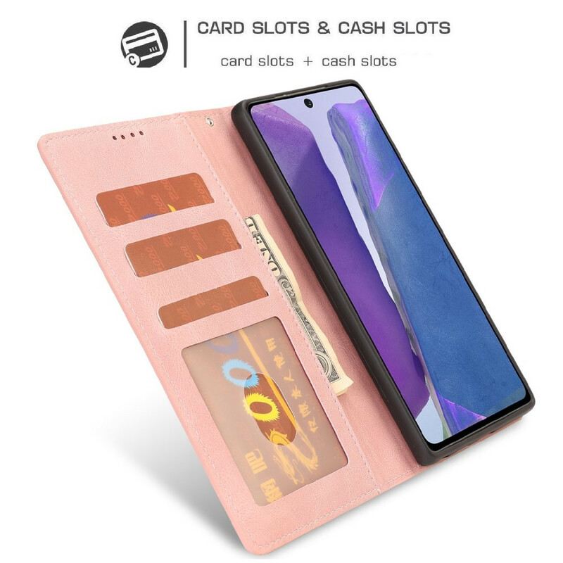Fliptok Samsung Galaxy S20 FE Klasszikus Vintage Műbőr