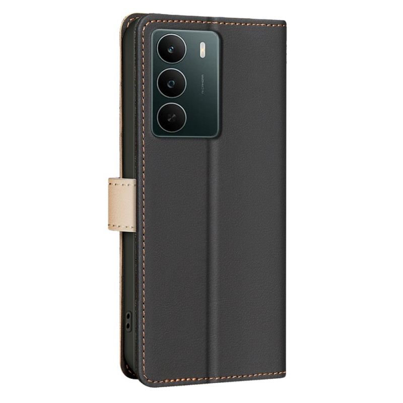 Bőrtok Realme C71 Binfen Color Kétszínű