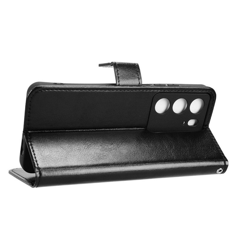 Bőrtok Realme C71 Feltűnő Műbőr