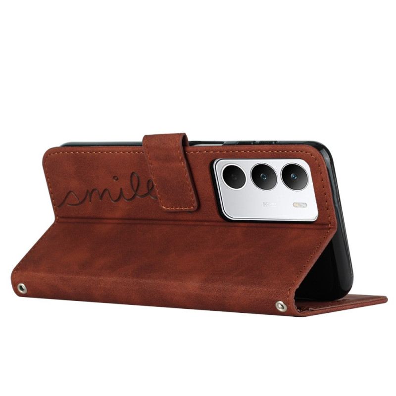 Bőrtok Realme C71 Mosoly