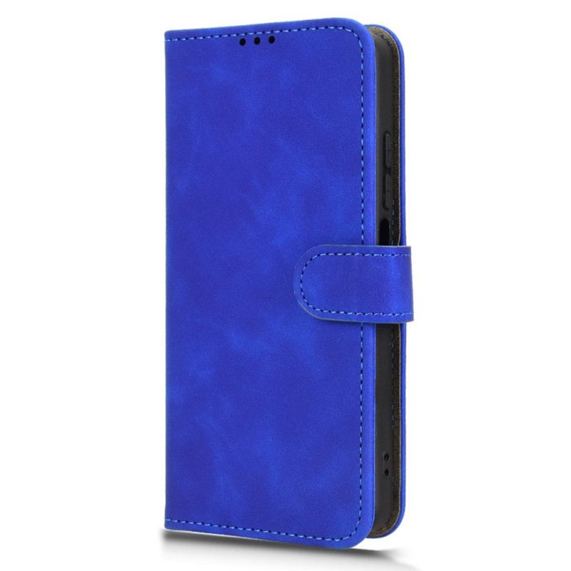 Bőrtok Realme C71 Velúr Hatású