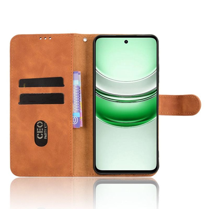 Bőrtok Realme C71 Velúr Hatású