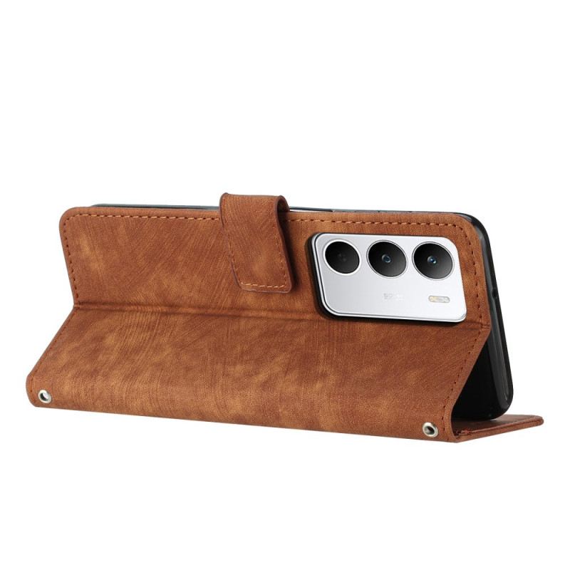 Bőrtok Realme C71 Vonalak