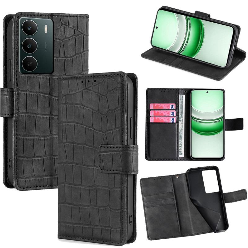 Kinyitható Tokok Realme C71 Krokodilmintás