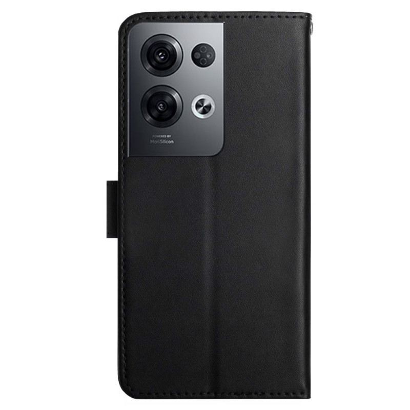 Fliptok / Bőrtok Oppo Reno 8 Pro Eredeti Nappa Bőr