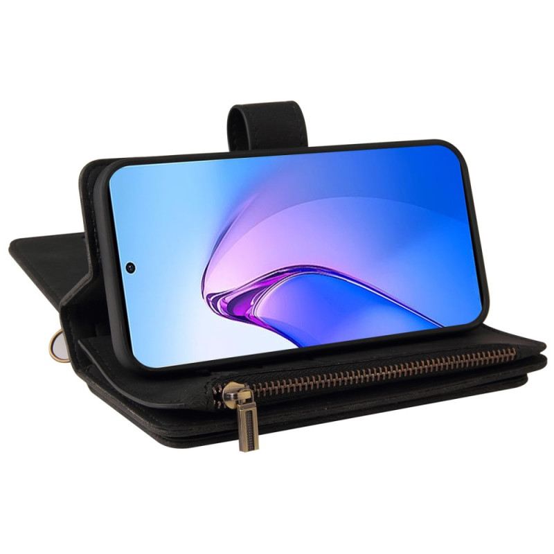 Fliptok / Bőrtok Oppo Reno 8 Pro Többfunkciós Kártyatartó