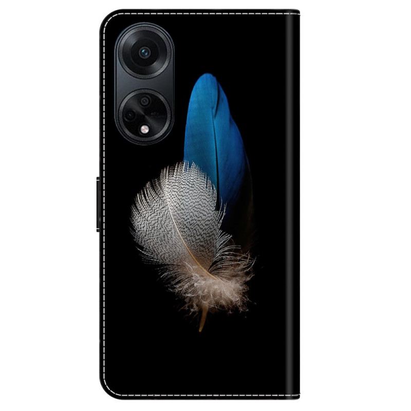 Bőrtok Oppo A98 5g Két Toll