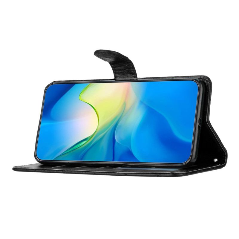 Bőrtok Oppo A98 5g Steppelt
