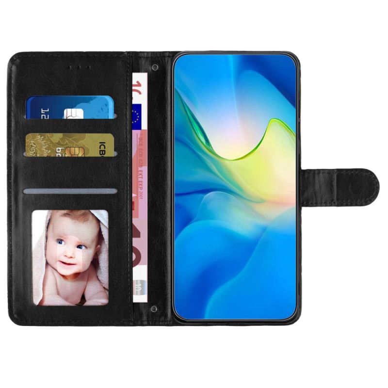 Bőrtok Oppo A98 5g Steppelt