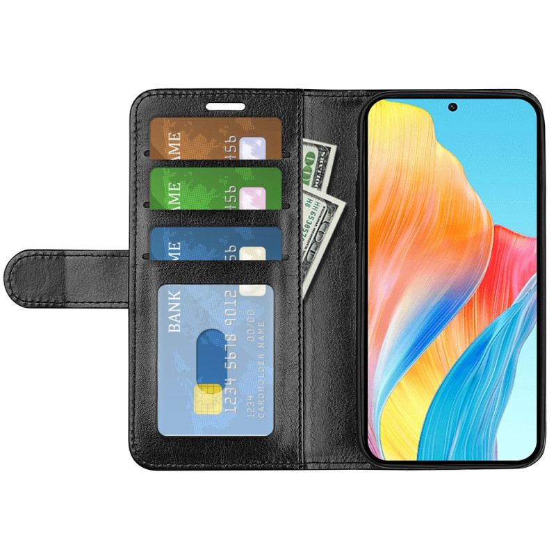 Bőrtok Oppo A98 5g Vintage Műbőr