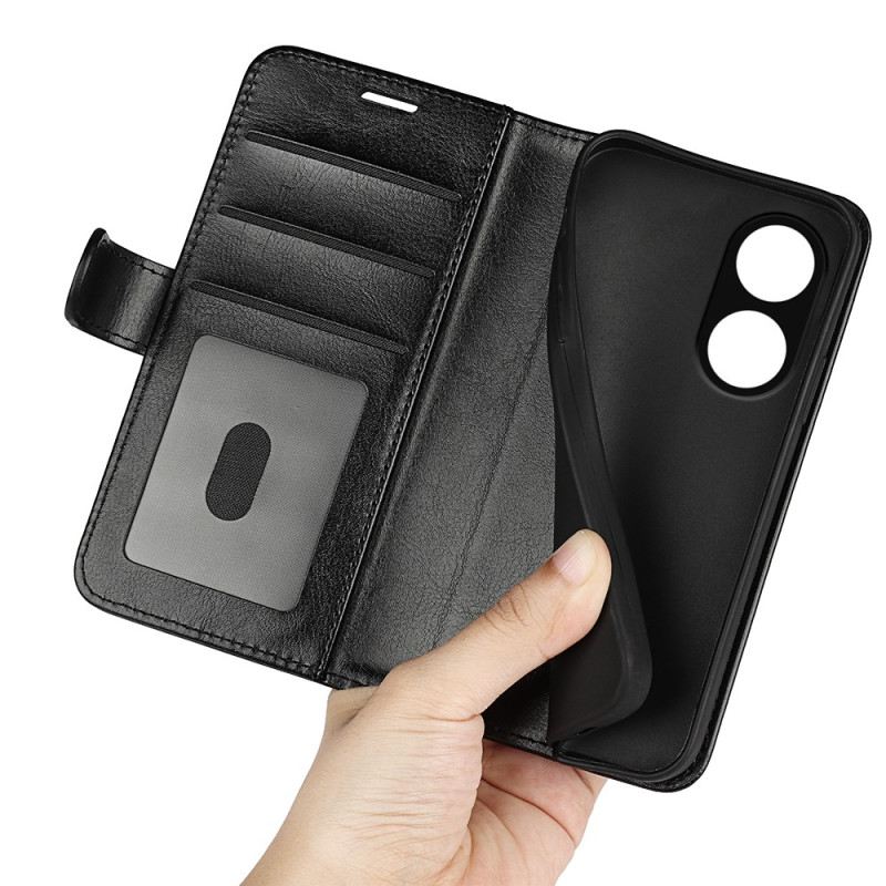 Bőrtok Oppo A98 5g Vintage Műbőr