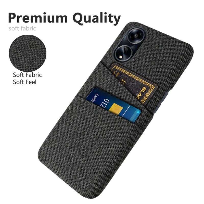 Tok Oppo A98 5g Szövet Dupla Kártyatartó