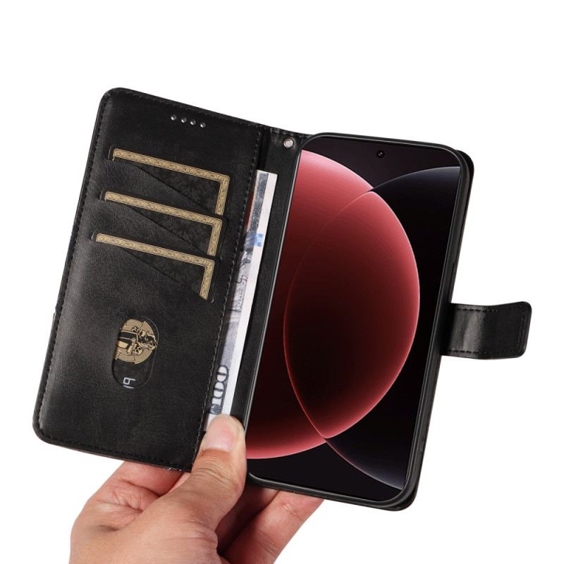 Bőrtok Xiaomi 15 Ultra Geometrikus Minta