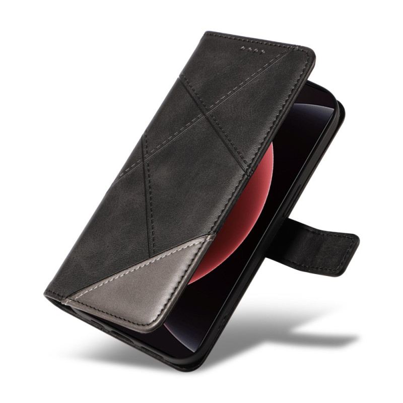 Bőrtok Xiaomi 15 Ultra Geometrikus Minta