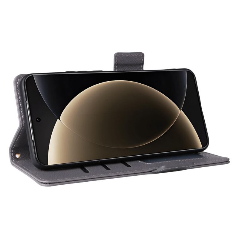 Bőrtok Xiaomi 15 Ultra Texturált Pántdizájn