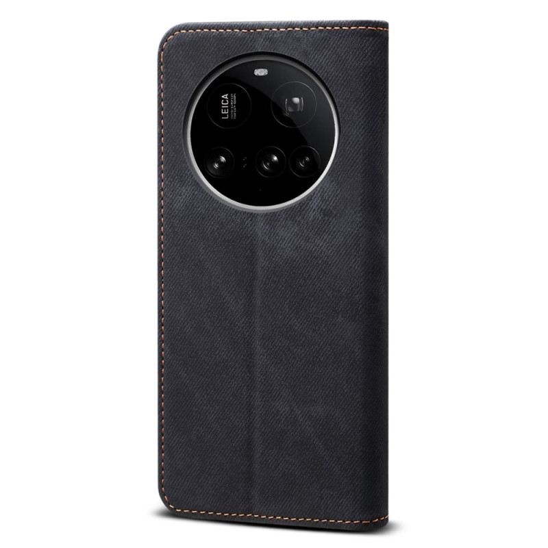 Flip Case Xiaomi 15 Ultra Handyhülle Denim-stoff