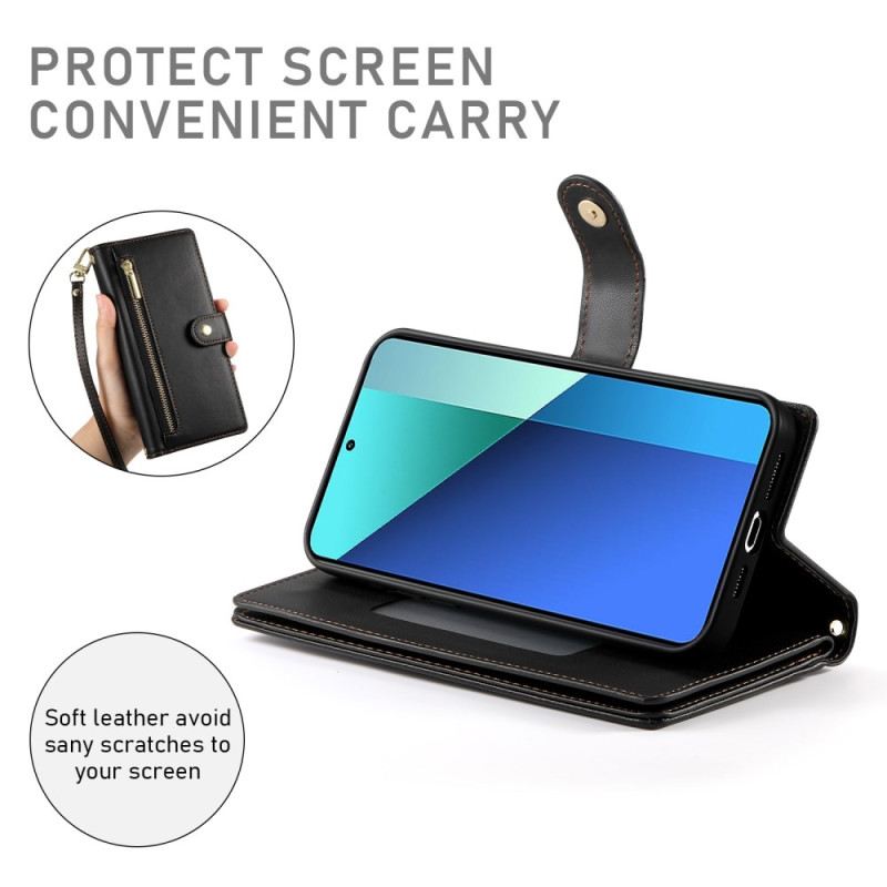 Fliptok Xiaomi 15 Ultra Pénztárca Pánttal És Vállpánttal