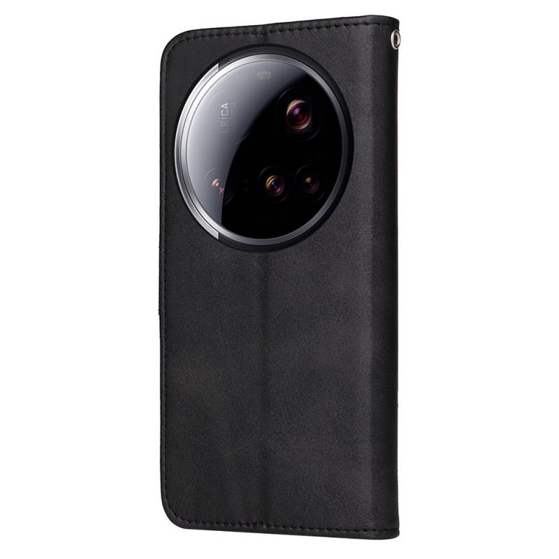 Fliptok Xiaomi 15 Ultra Texturált Műbőr