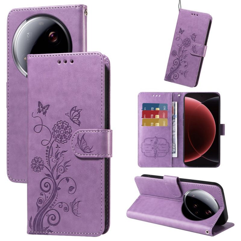 Fliptok Xiaomi 15 Ultra Virágmintás