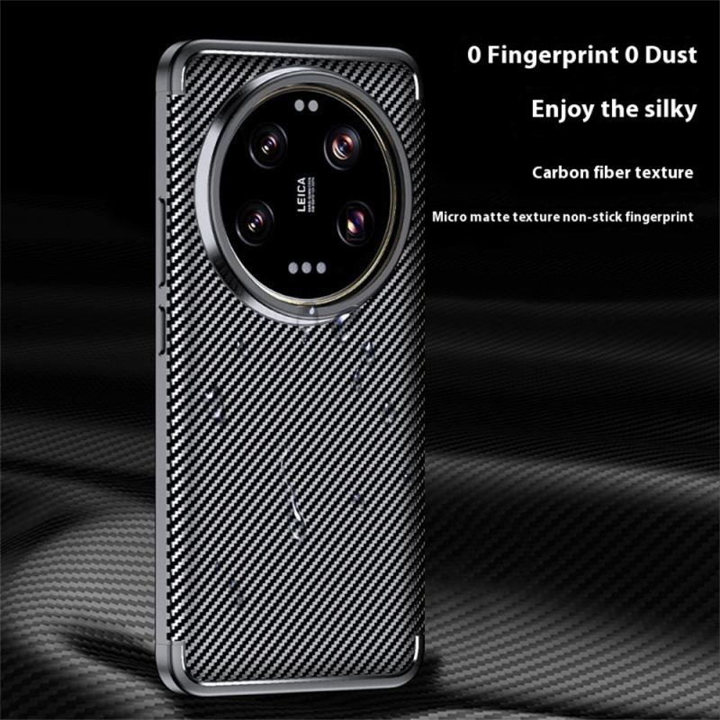 Hülle Xiaomi 15 Ultra Handyhülle Kohlefaser Textur