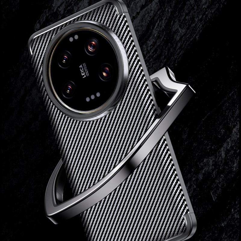 Hülle Xiaomi 15 Ultra Handyhülle Kohlefaser Textur