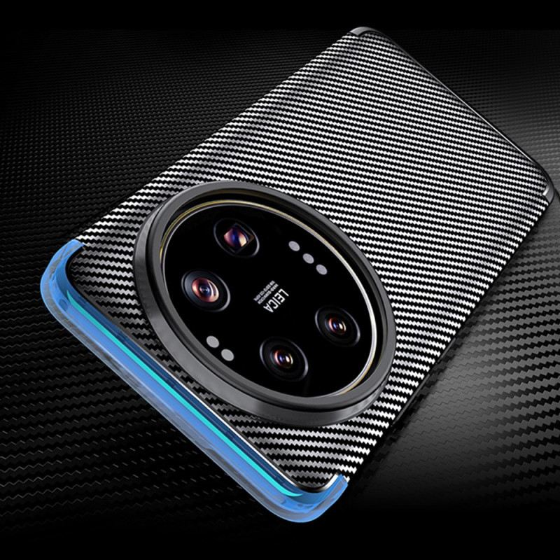 Hülle Xiaomi 15 Ultra Handyhülle Kohlefaser Textur
