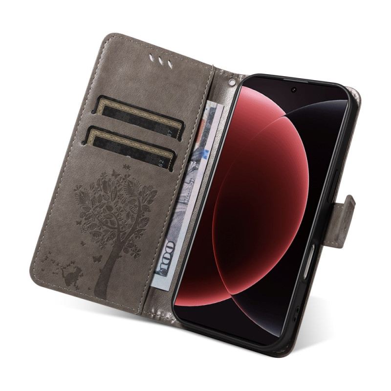 Kinyitható Bőrtok Xiaomi 15 Ultra Macskafa