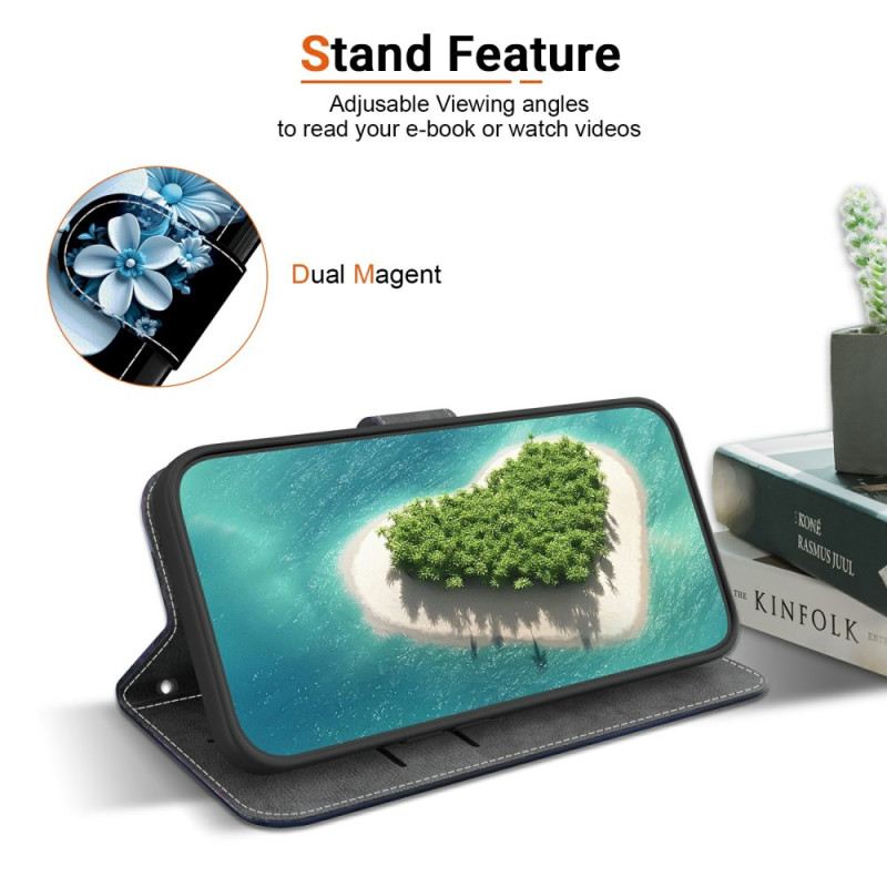 Kinyitható Bőrtok Xiaomi 15 Ultra Orchidea