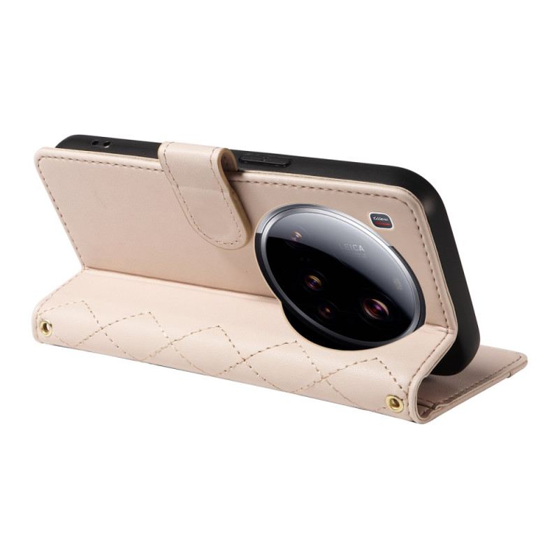 Lederhüllen Xiaomi 15 Ultra Gepolstert Mit Tragegurt Und Schultergurt