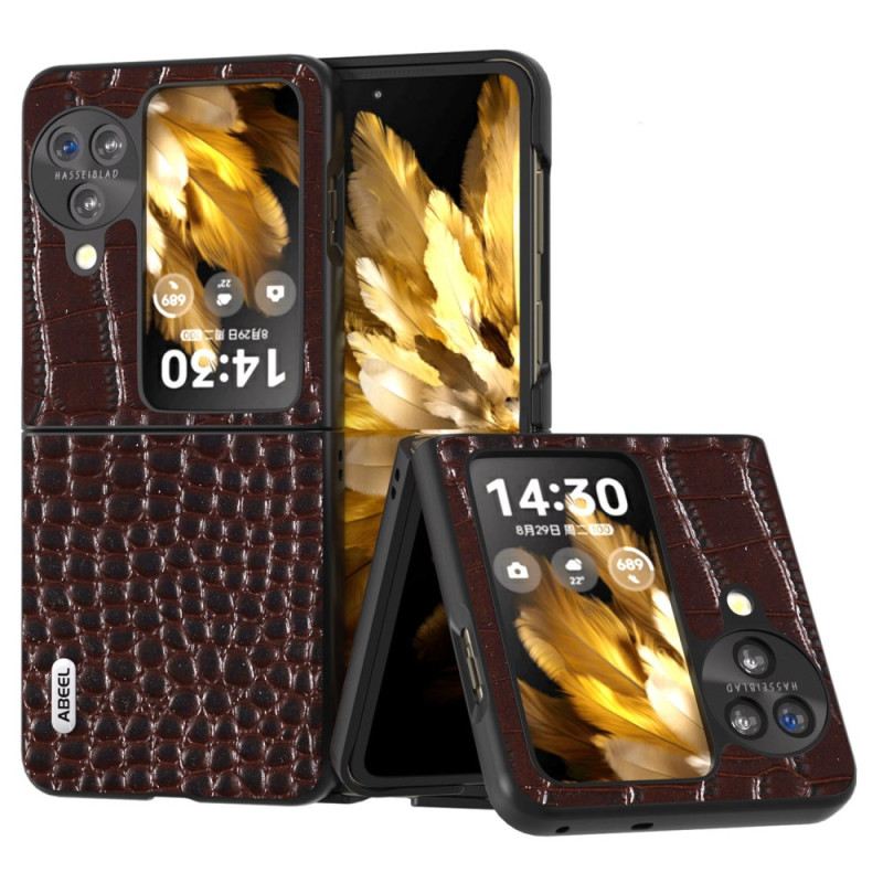Tok Oppo Find N3 Flip Krokodil Textúra
