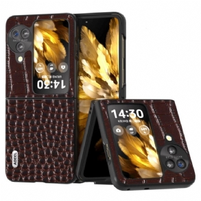 Tok Oppo Find N3 Flip Krokodil Textúra