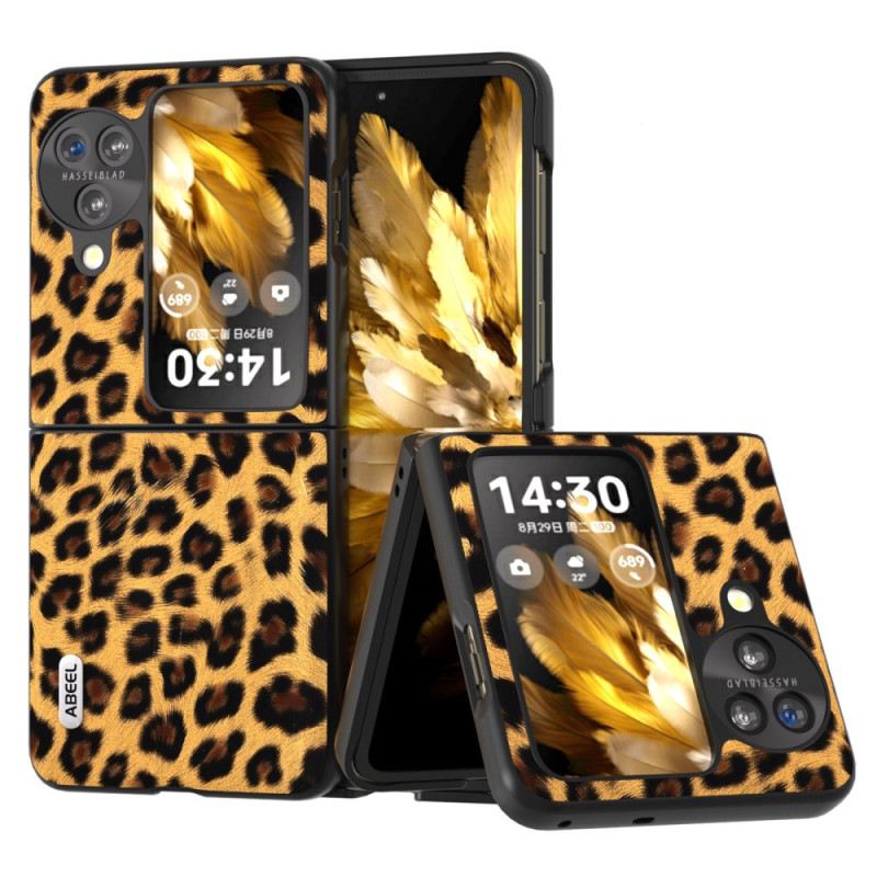 Tok Oppo Find N3 Flip Leopárd Minta Abeel