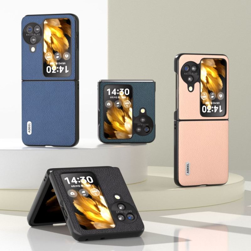 Tok Oppo Find N3 Flip Licsi Bőrhatású Abeel
