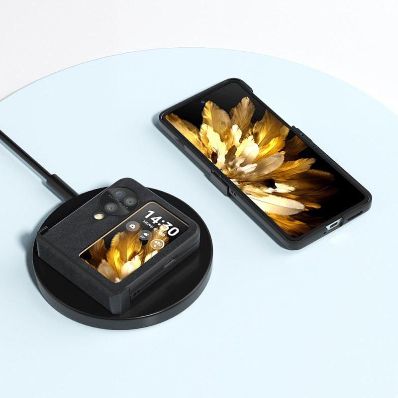 Tok Oppo Find N3 Flip Retro Bőr Stílusú Abeel