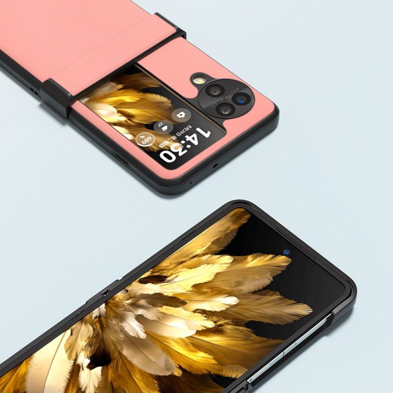 Tok Oppo Find N3 Flip Texturált Bőr Abeel