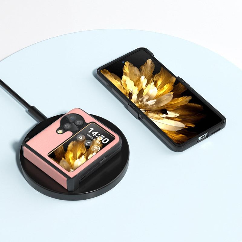 Tok Oppo Find N3 Flip Texturált Bőr Abeel