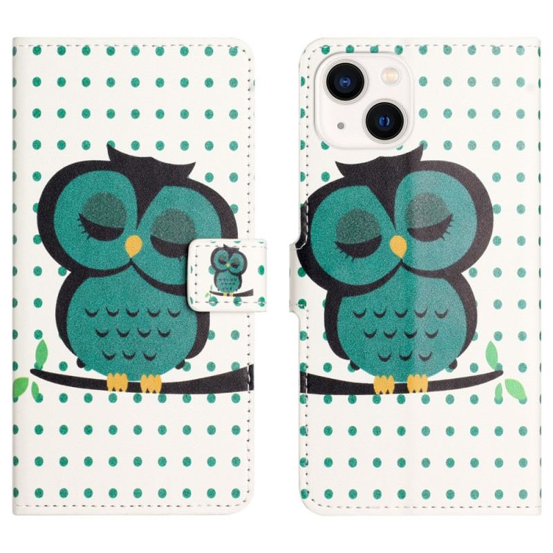 Fliptok iPhone 15 Alvó Bagoly