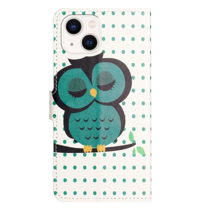 Fliptok iPhone 15 Alvó Bagoly