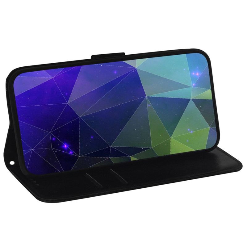 Fliptok / Bőrtok Oppo Reno 8 Tükör És Zsinór