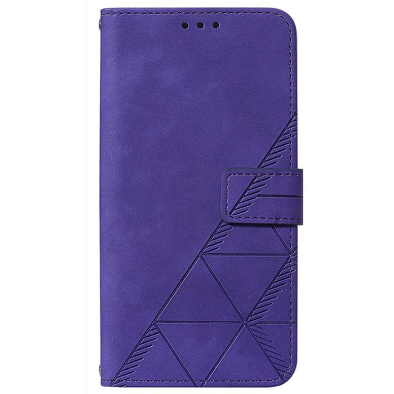 Fliptok / Bőrtok Realme 9 Pro 5G Piramis Bőr Hatás